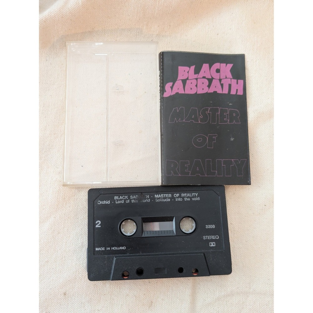 Black Sabbath Master of Reality Cassette Tape Heavy Metal 3208